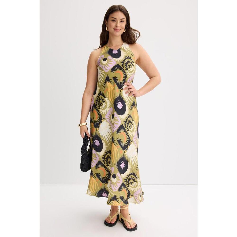 Untitled in Motion Multicolored Lanelle Dress Size XS fabric pull